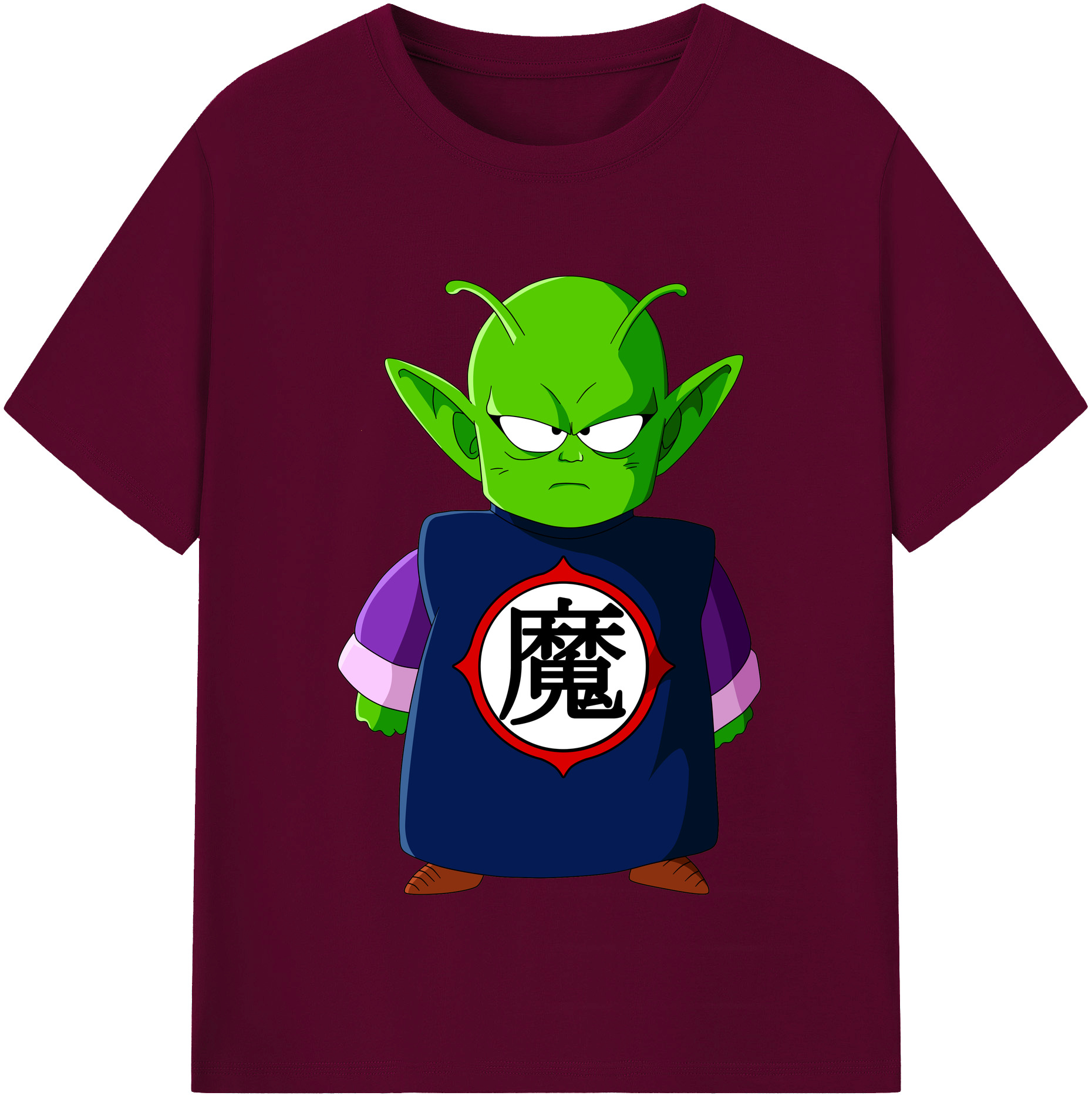 （画像用） ドラゴンボール ピッコロ DRAGON BALL Piccolo レディースカジュアルプリントTシャツ（綿100％）